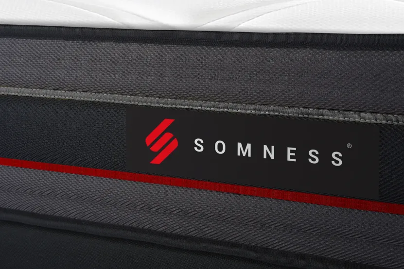 Ensemble Matelas Sommier 90x200 cm - Sommier Blanc (déjà monté) - Regen