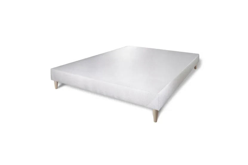 Ensemble Matelas Sommier 140x200 cm - Sommier Blanc (déjà monté) - Form