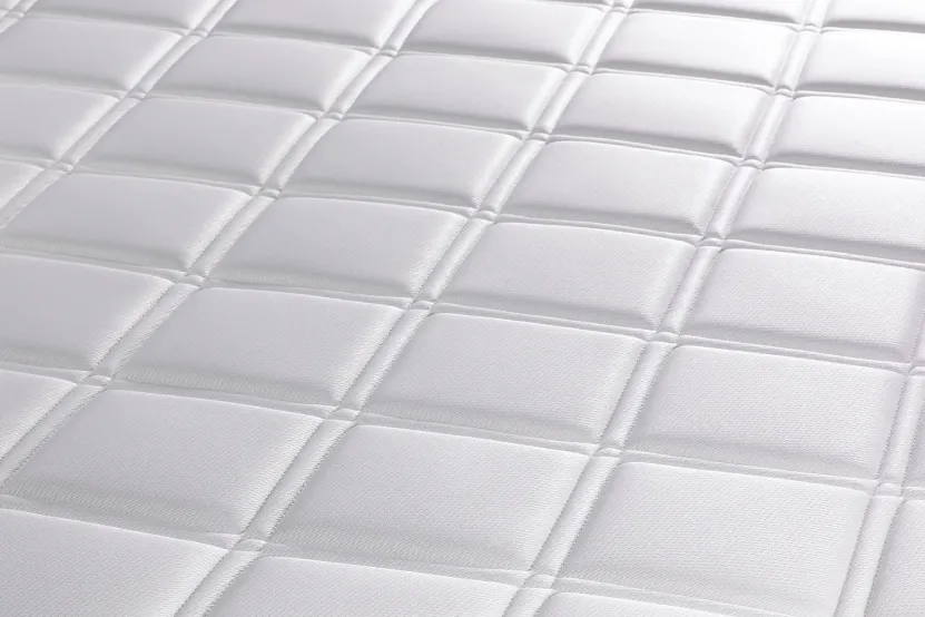 Ensemble Matelas Sommier 90x190 cm - Sommier Blanc (déjà monté) - Regen